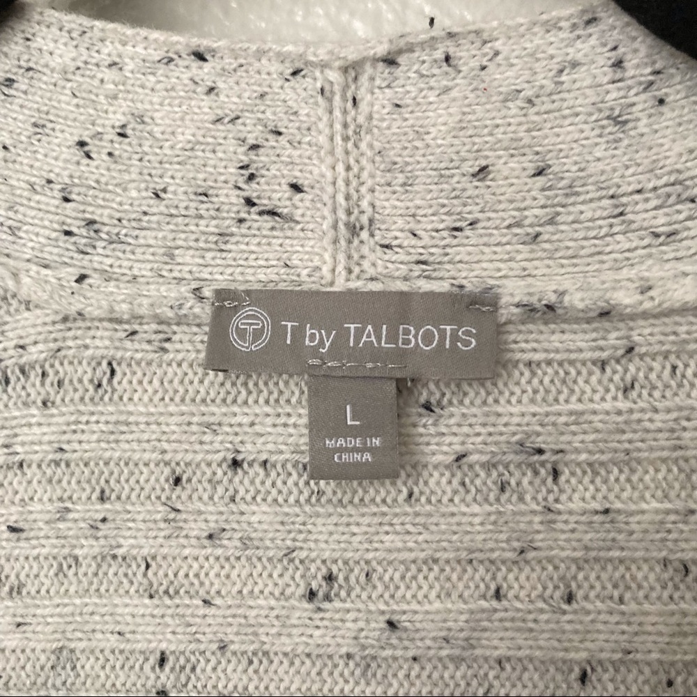T By Talbots Open Cardigan | Size L - image 4